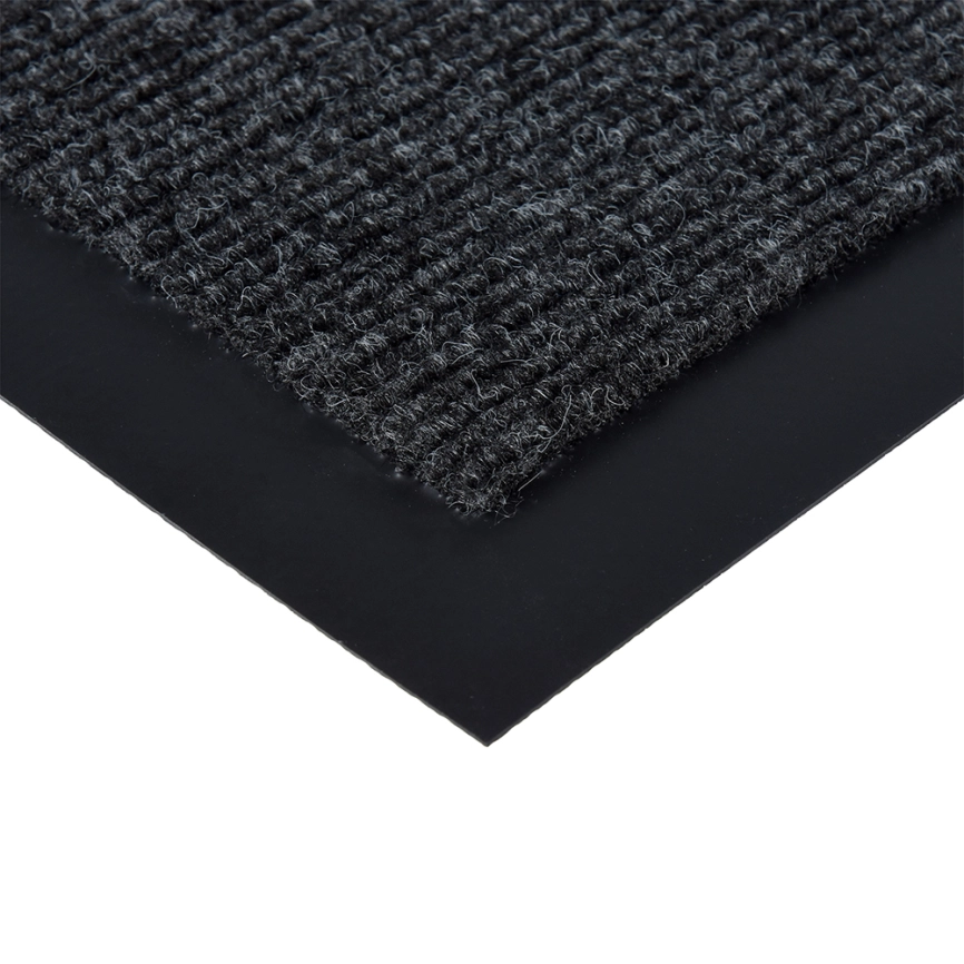 Коврик 60*90 см влаговпитывающий ребристый черный "TRIP" "VORTEX" фото 1