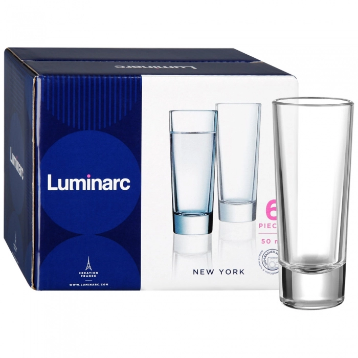 Набор стаканов стекло Luminarc "New Yorc" 6шт 50мл фото 1