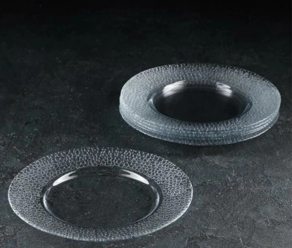 Набор тарелок стекло Pasabahce "Мозаик" d19,5см 6шт мелк.  фото 1