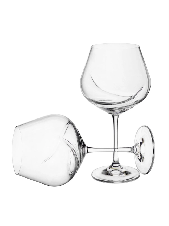Набор бокалов стекло "BOHEMIA" "Турбуленция" 2шт 570мл д/вина. фото 2