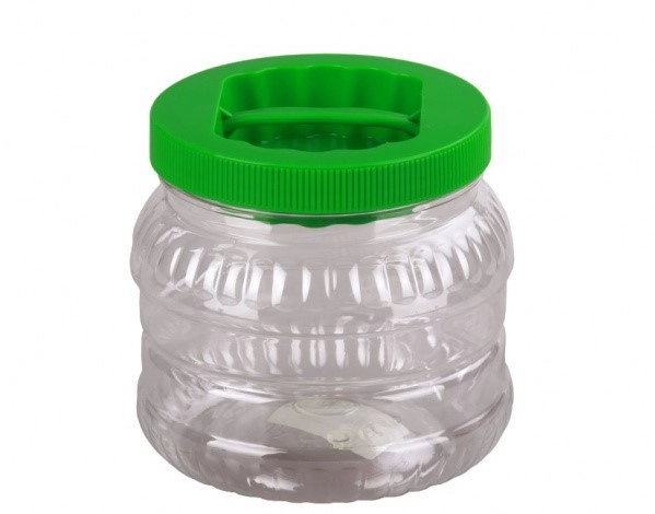 Банка для продуктов пластм. с закруч.кр. 1,0л ПЭТ фото 1