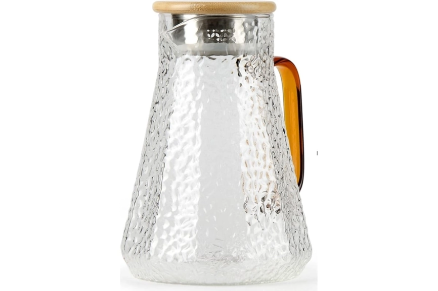 Кувшин стекло 1,5л из рифленого стекла "Barouge"  фото 1