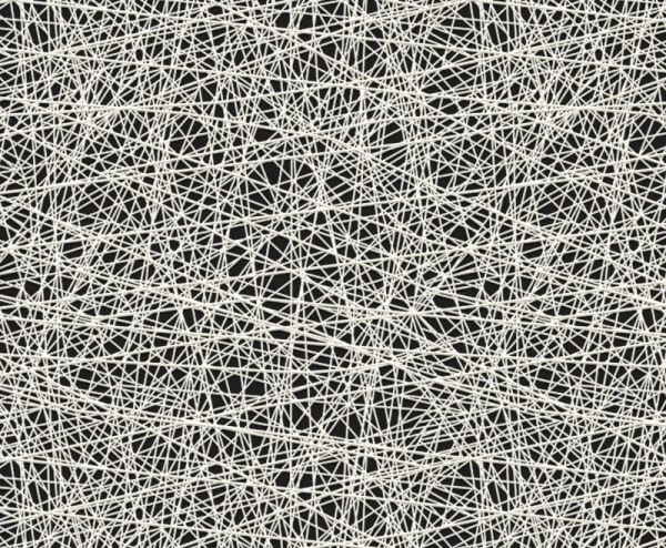 Клеёнка ажурная без основы "Элегия" Паутинка белая white шир.1,35м V-line фото 1