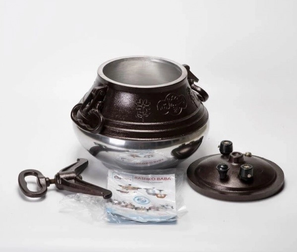 Казан алюм. "Афганский" "Скороварка" 5,0л Цветной d дна 160мм ("Rashko Baba") фото 1