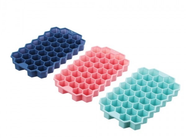 Форма для льда силиконовая "Соты" 20*12см 37 ячеек фото 1