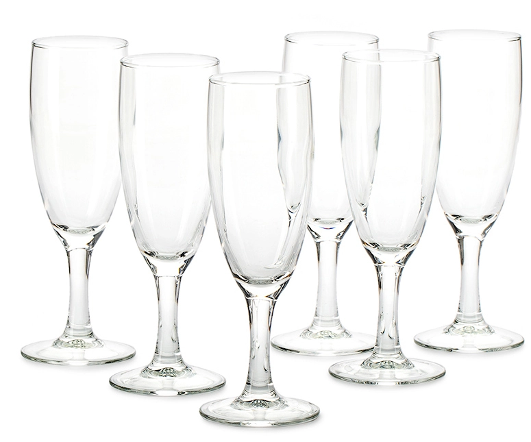 Набор бокалов стекло Luminarc "Elegance" 6шт 170мл д/шамп. фото 1