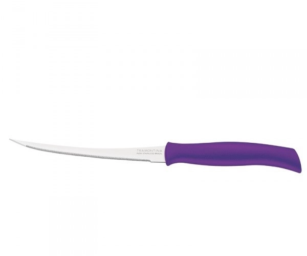 Нож кухонный TRAMONTINA пл.р. Athus д/томат/цитр. дл.лезв.12,5см фото 3