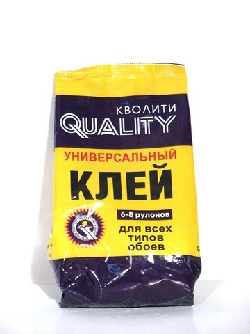 Клей для обоев универсальный 200г Кволити фото 1