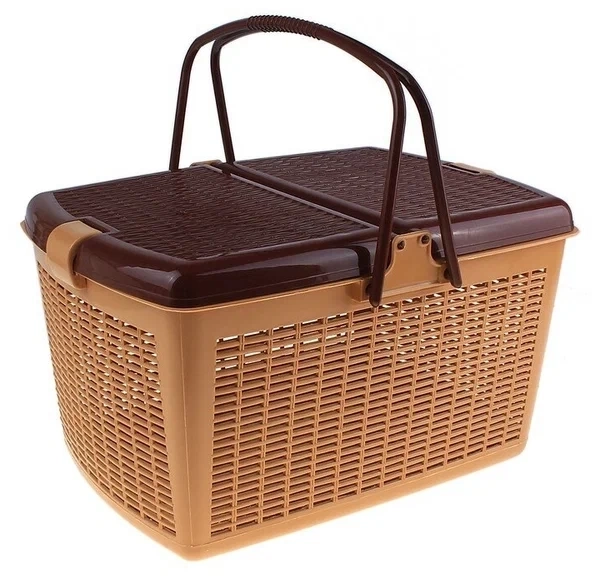 Корзина для пикника пластмассовая  фото 1