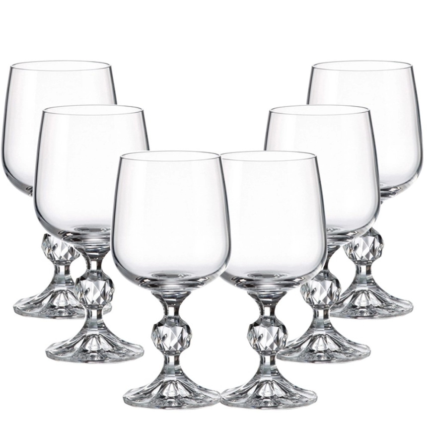 Набор бокалов стекло "BOHEMIA" "Клаудия" 6шт 230мл д/вина фото 1