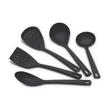 Набор кухонных принадл. нейлон 5пр. TRAMONTINA Utilita Черный(термост210*С) фото 1