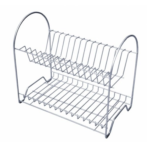 Сушилка для посуды настольная металл. хромир. 400х350х240мм "Люкс" Без поддона фото 1