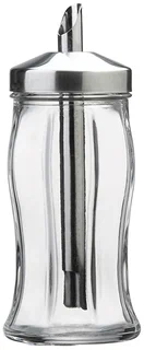 Сахарница стекло Pasabahce "Блэк энд уайт" с дозатором 240мл фото 1