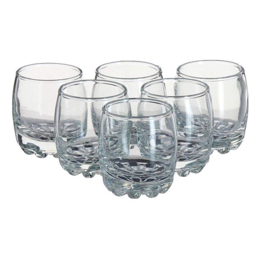 Набор стаканов стекло Pasabahce "Сильвана" 6шт 60мл фото 1