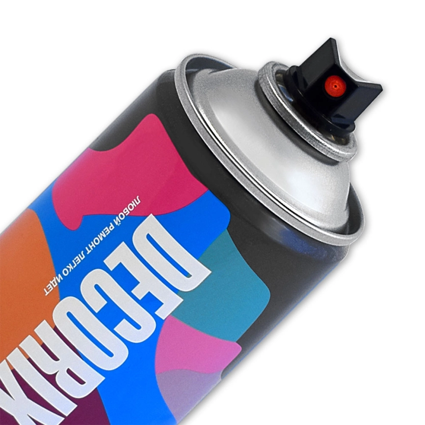 Грунт-аэрозоль бесцветный глянцевый 520 мл DECORIX фото 3