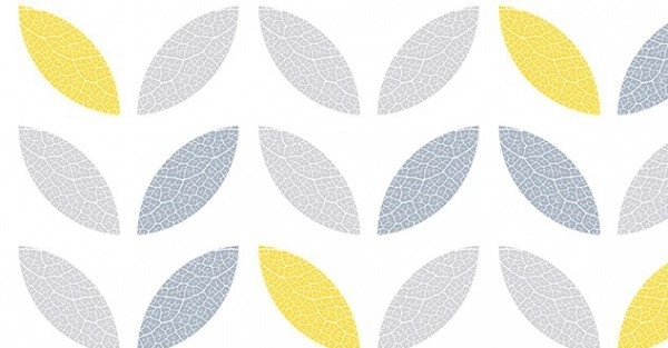 Клеёнка на ткан.основе КОЛОРИТ Абстракция серо-желтая шир.1,25м фото 1