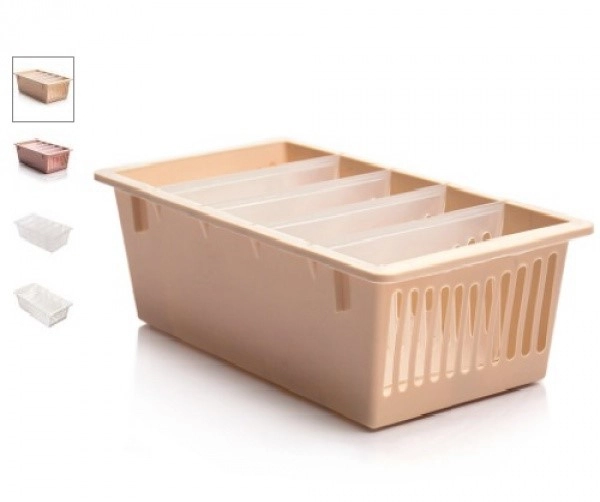 Органайзер кухонный д/пакетиков специй пластм. 5секц. 285х140х85мм фото 1