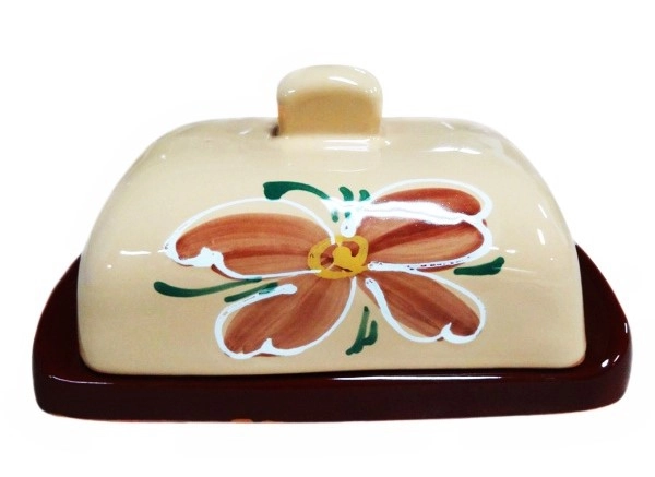 Масленка керамич. "Русская" фото 1