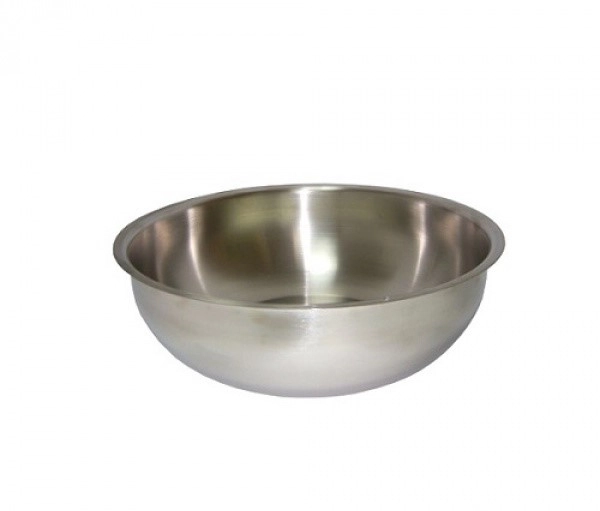 Миска нерж. 6,0л d316мм, выс.10,5см, d дна 25,5см фото 1
