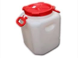 Бочка пластм. 30л с винт. крышкой, с навесн. ручк., горл.д.215мм фото 1