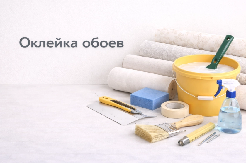 Как поклеить обои